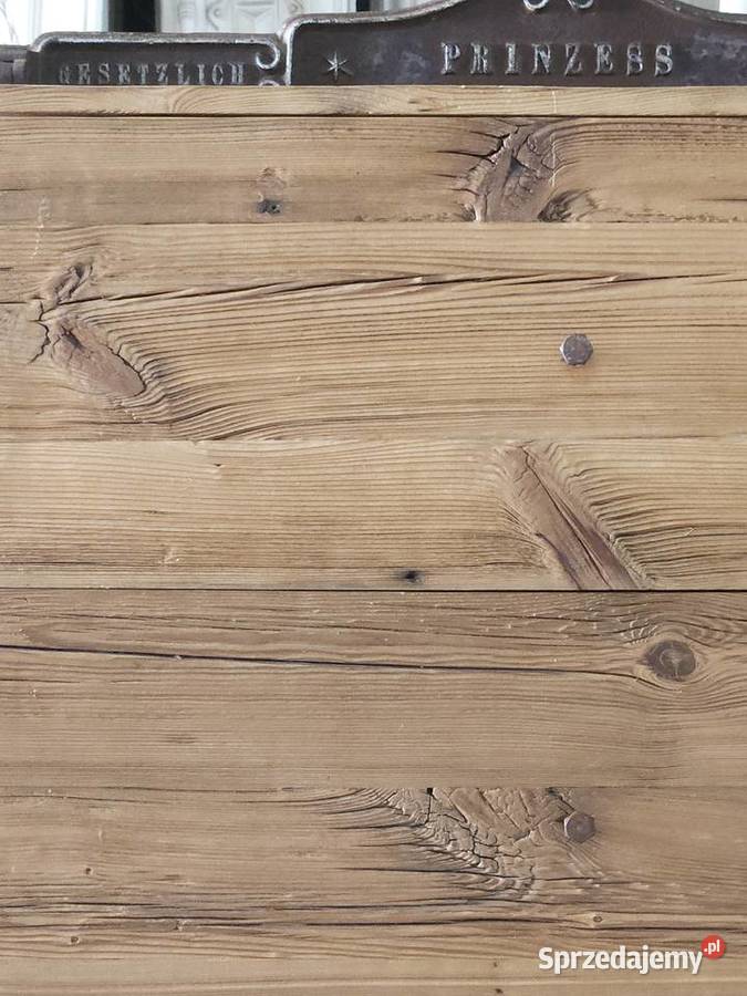 komoda drewniana ze stelażem żeliwnym Warszawa