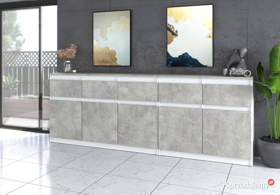 Komoda Nowoczesna 5 Szuflad 200 Młodzieżowa Do Elbląg