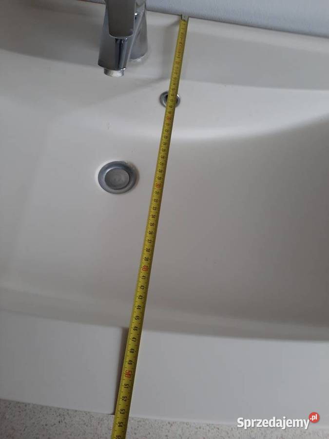Umywalka z szafką duża wisząca 110 140