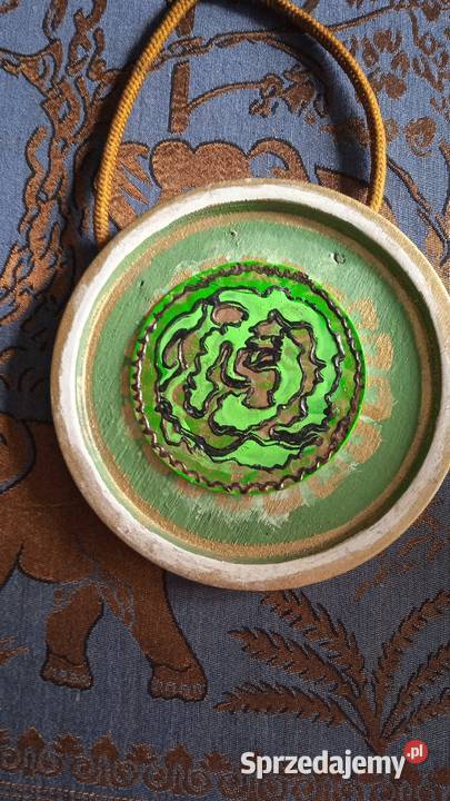 DREWNIANA PATERKA Z MANDALĄ DO ZAWIESZENIA Piła