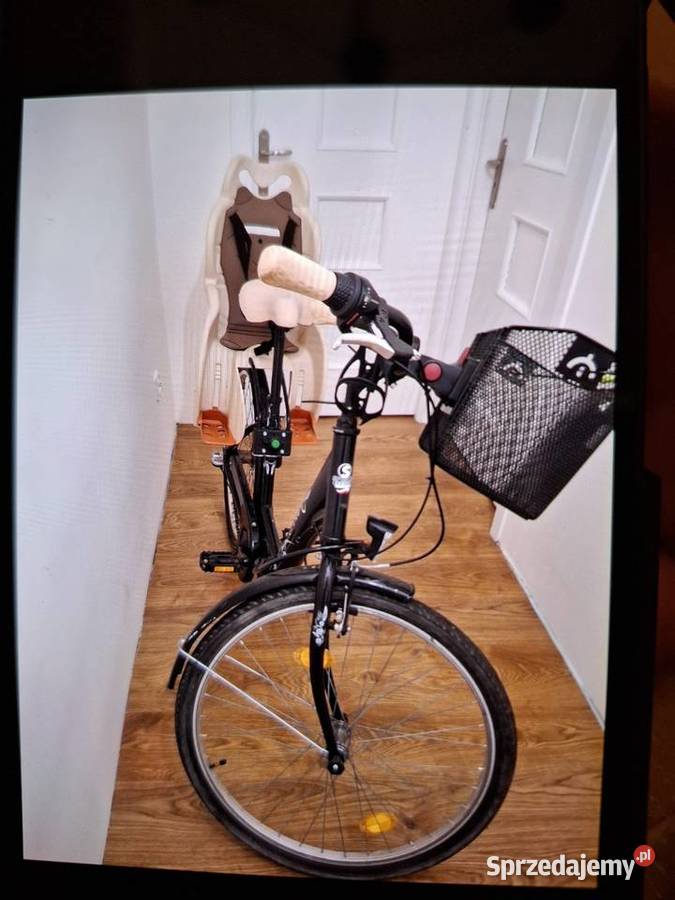 Rower damski z siedzonkoem dziecka zachodniopomorskie sprzedam