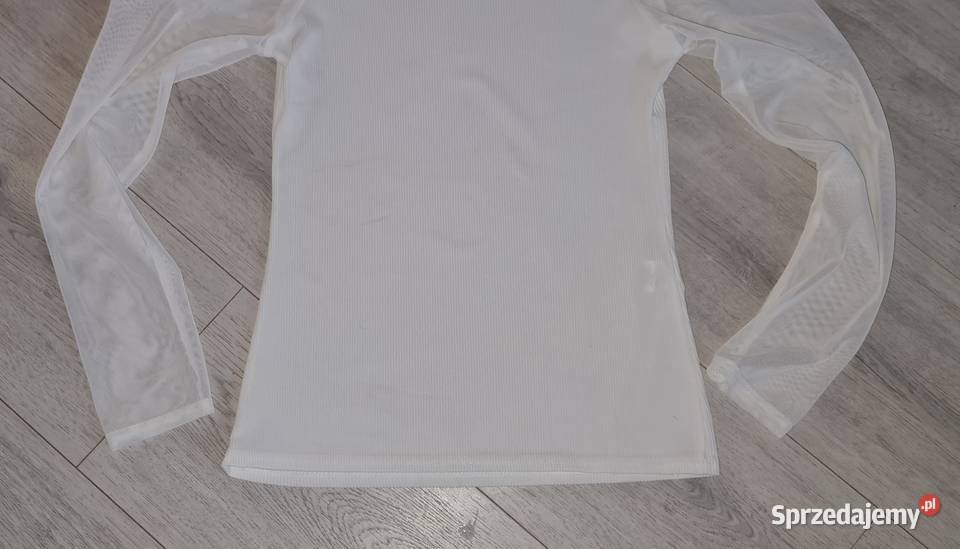 Bluzka damska basic biel Boohoo 40L Rozmiar 40(L) Łódź