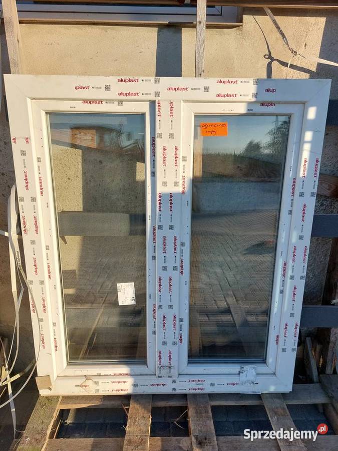 Nowe okno białe 117x136 3 szyby OUTLET