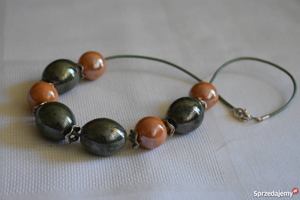 Naszyjnik z ceramiki Warszawa