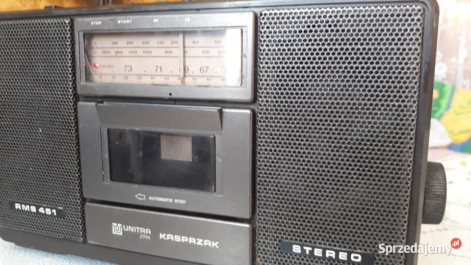 Radiomagnetofon RMS 451 Kasprzak mazowieckie