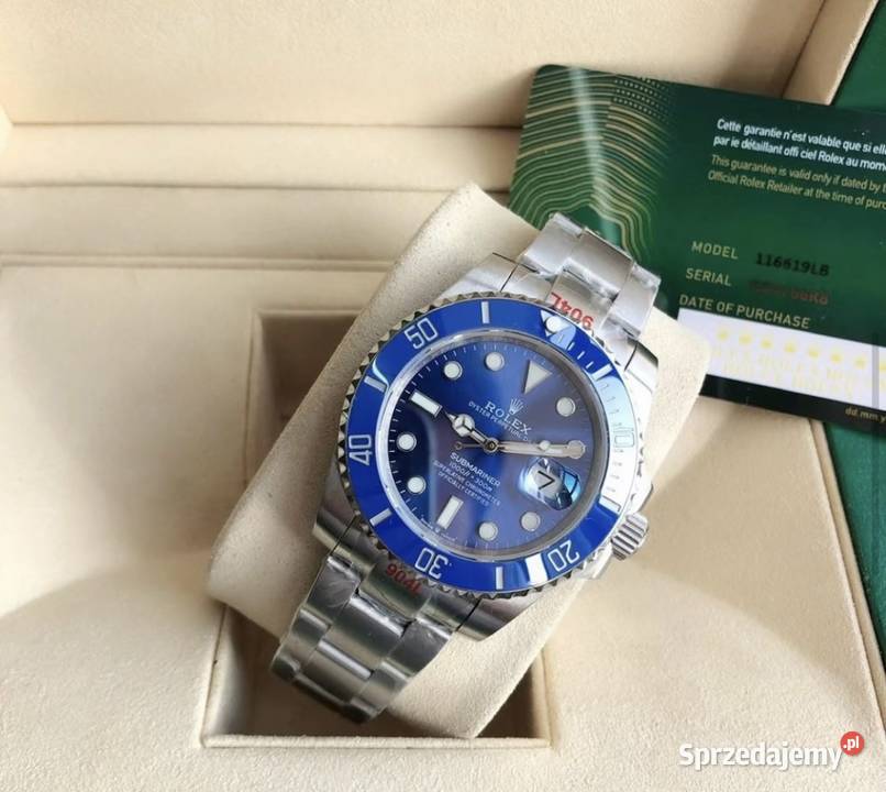 Zegarek Rolex Submariner Date Silver srebrny małopolskie Kraków