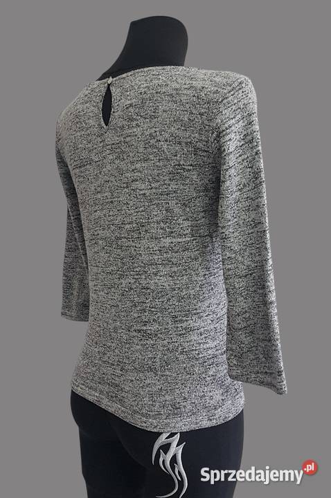 Damski szary cienki sweter z 34 rękawem Reserved Reserved Chrzanów