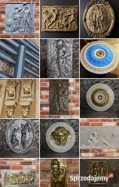Sztukateria gipsowa Płaskorzeźba grecka egipska Zielona Góra