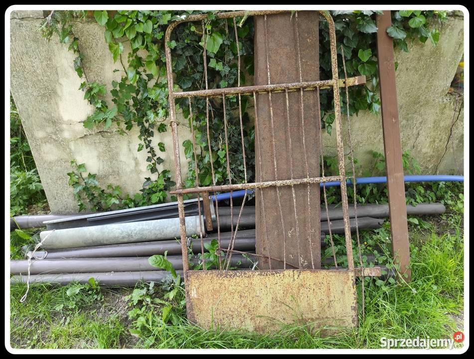 Metalowa furtka szer 80 wys 160 Płock