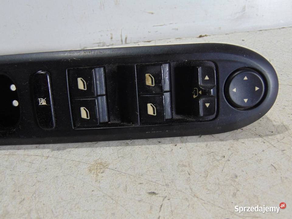 PANEL PRZYCISKI SZYB LUSTEREK LEWY PRZÓD PEUGEOT