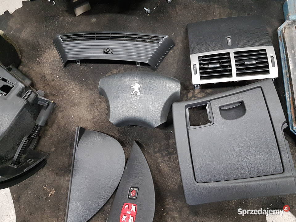 PEUGEOT 407 KONSOLA DESKA KOKPIT PASY PODUSZKA wielkopolskie Turek
