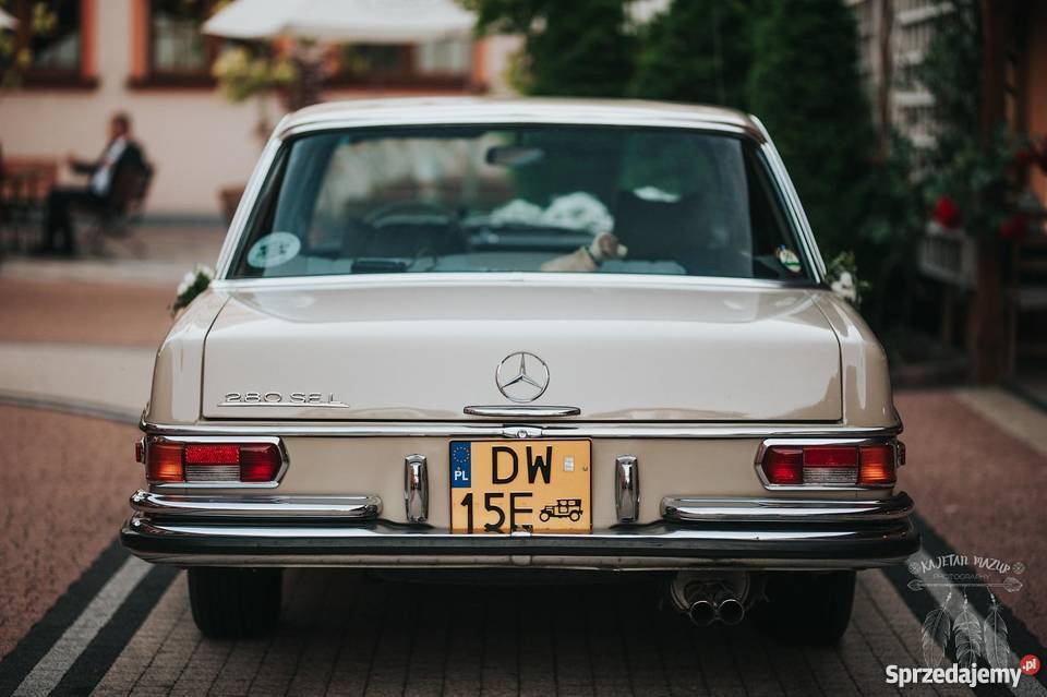 Zabytkowy amerykański Mercedes na Ślub Wrocław