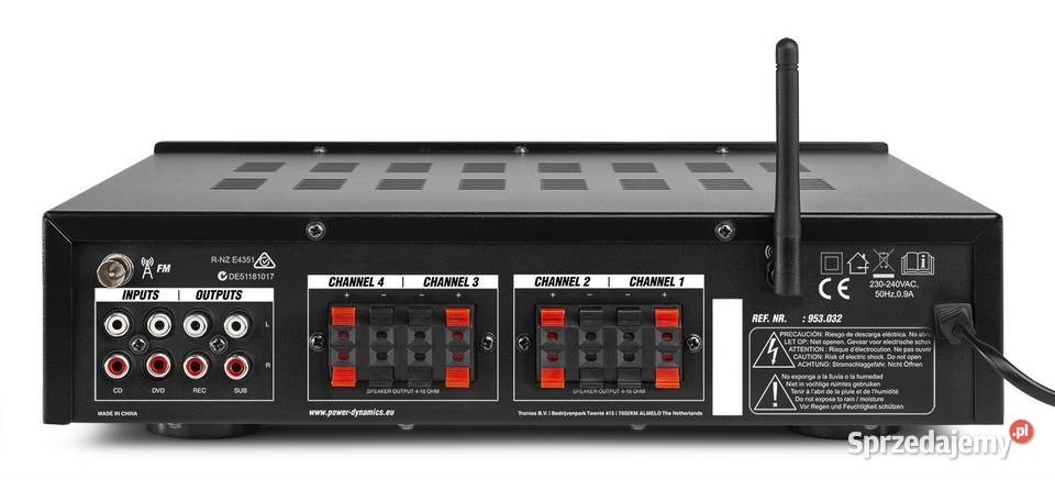 Wzmacniacz 4Strefowy z Bluetooth USB wejście Poznań