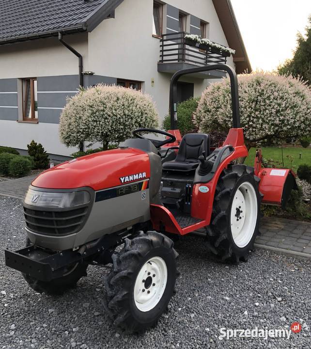 Traktorek 4x4 Yanmar AF18 Glebogryzarka Traktor lubelskie Kraśnik