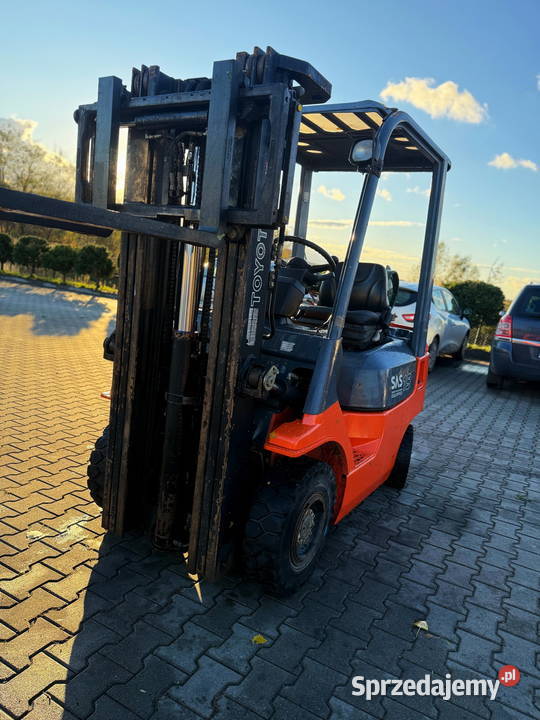 wózek widłowy TOYOTA 7FGF15 LPG 1500 Triplex gaz