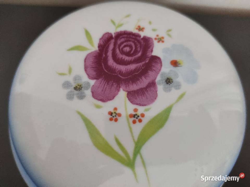 Bomboniera szkatułka duża stara porcelana podlaskie Białystok