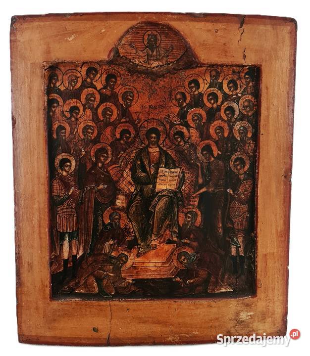 Ikona Deesis XIX wiek 0218