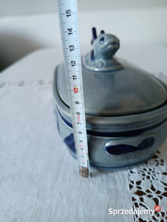 Piękny pojemnik waza z rybką