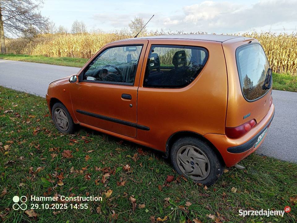 Fiat Seicento 2000r 900 długie OC lubelskie Włodawa