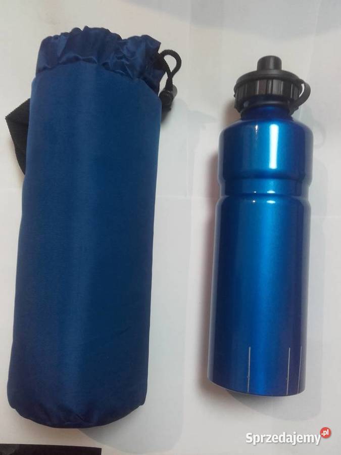 Aluminiowy bidon z pokrowcem Wyposażenie wnętrz Będzin sprzedam