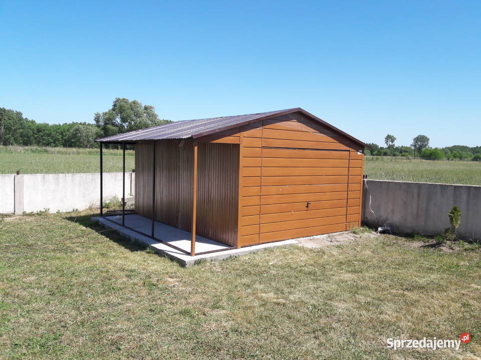 Garaż Blaszany Blaszak Garaże Blaszane Wiaty łódzkie sprzedam