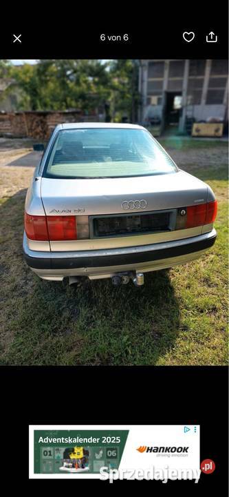 Audi 80 oryginał z1992 roku 20 B lakier metallic 80 Piotrków Trybunalski