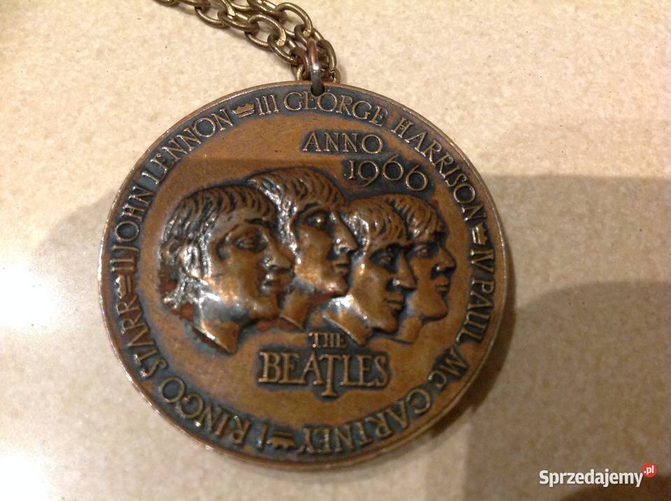 Wisior Medal THE BEATLES ANNO 1966