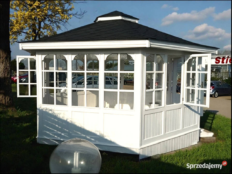 ALTANA 15 SZKLANA ALTANKA OGRODOWA DOMEK Parzymiechy sprzedam