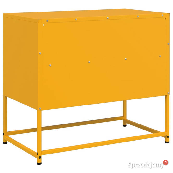 Szafka pod telewizor musztardowa 68x39x605 RTV RTV