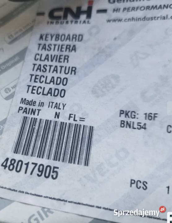 Klawiatura panelu sterujacego 48017905 ciagnik Łowicz sprzedam