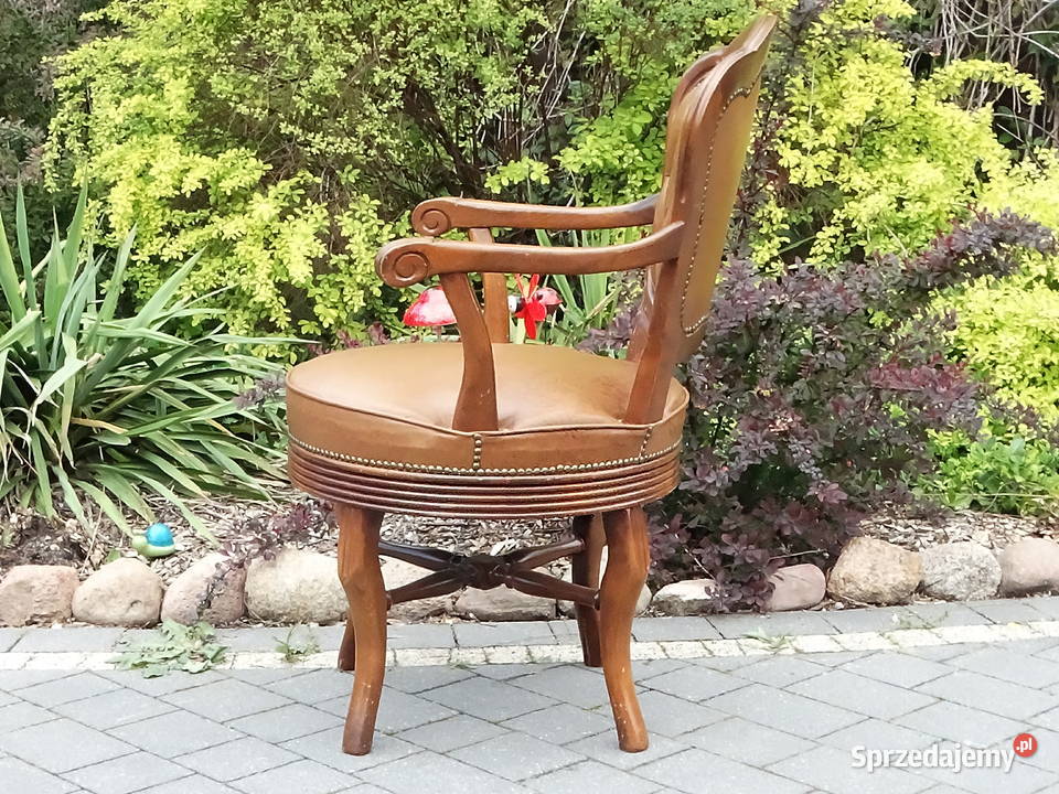 Stylowy Fotel Obrotowy Chesterfield Skóra Fotele i krzesła obrotowe Biłgoraj