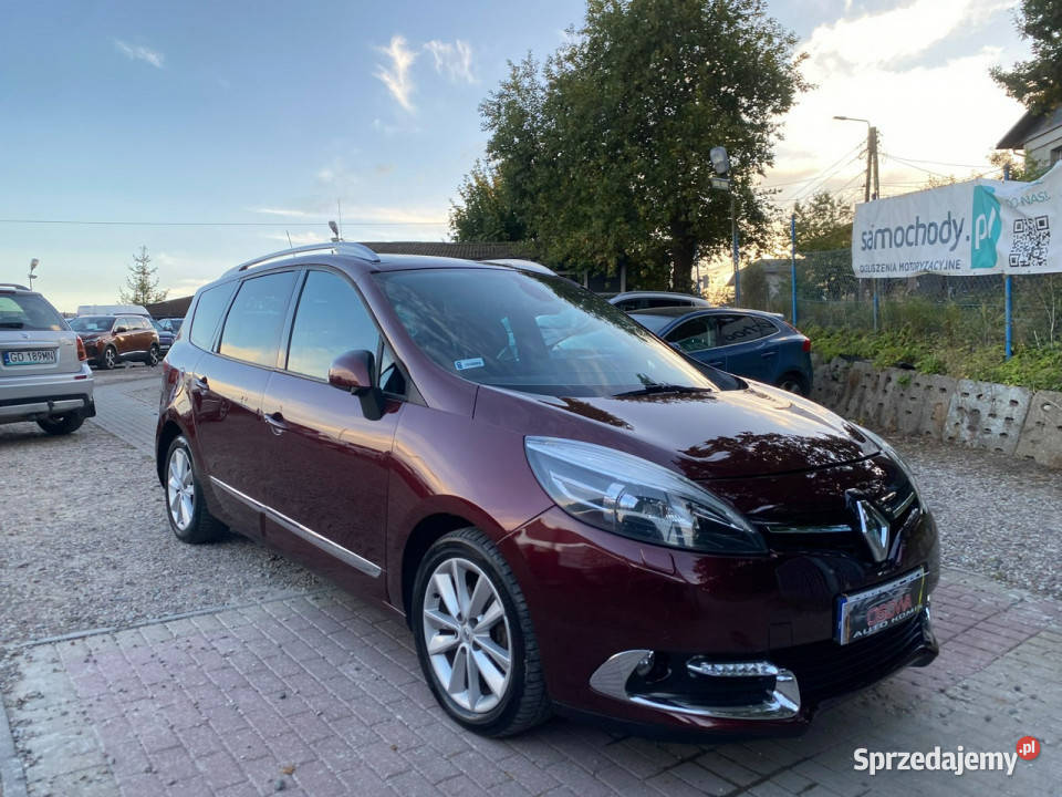 Renault Grand Scenic 16 dci Bose skóry ledy Navi elektrochrom. lusterko wst. Gdańsk