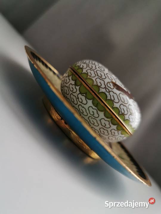 Zestaw dekoracyjny z emalii komórkowej mosiądz Rzeszów sprzedam