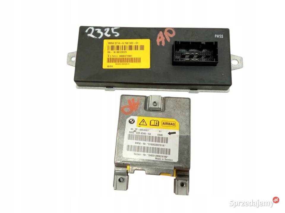 SENSOR AIRBAG KPL 2 67683801 6953007 Bmw Seria 5 sprzedam