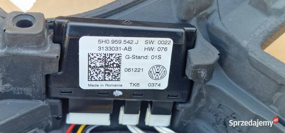 VW GOLF 8 VIII TIGUAN PASSAT KIEROWNICA Bieleń