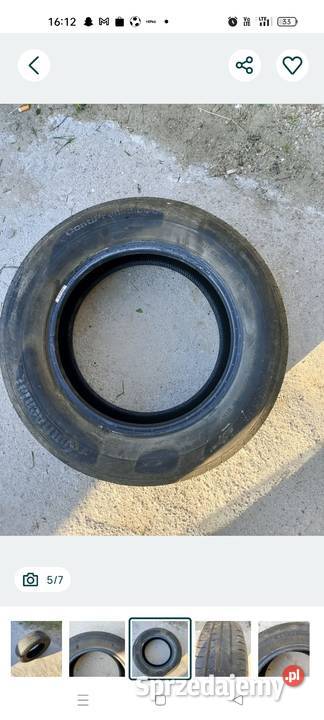 Opony Continental 1956515 letnie komplet Samochodowe Stoczek Łukowski sprzedam