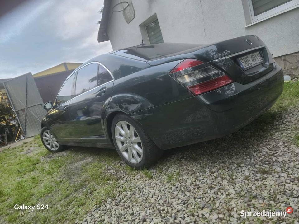 Mercedes W221 Long 2008r Full warmińsko-mazurskie Pasłęk