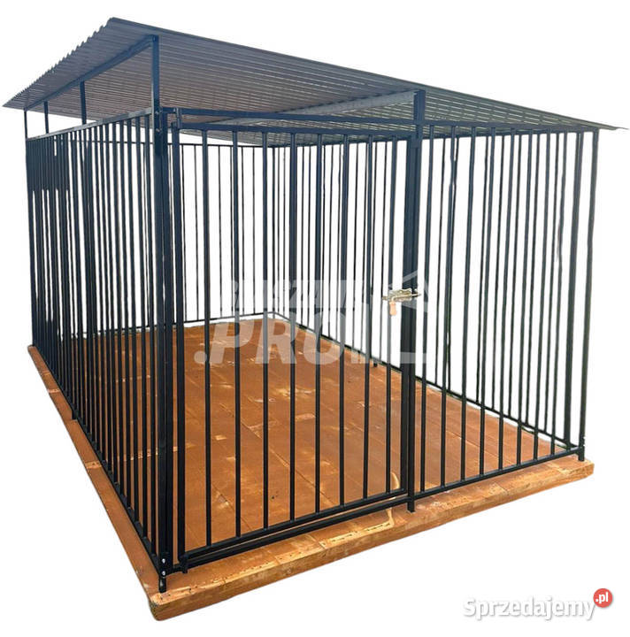 Kojec psa 2x3m Podłoga drewniana Dach spad w bok wielkopolskie Kalisz