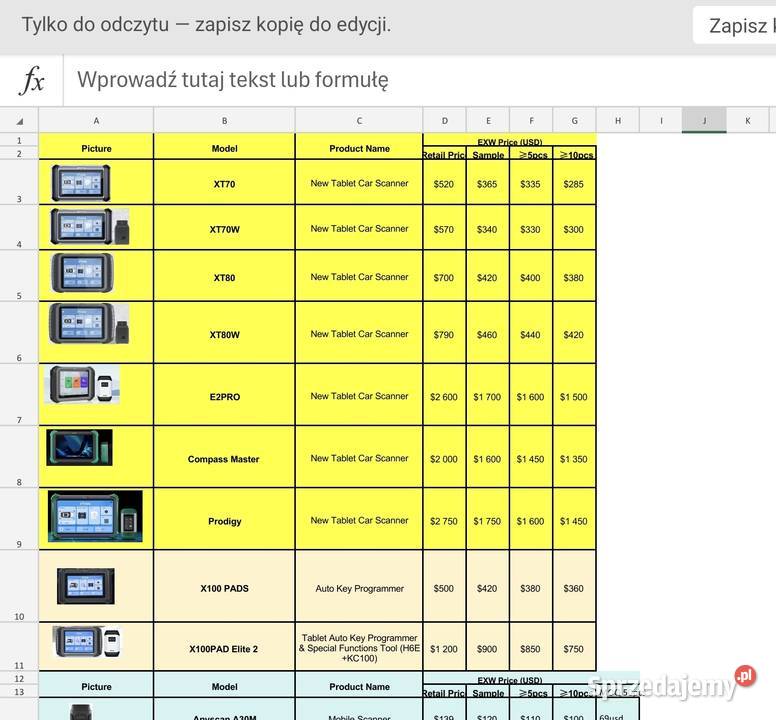 Autel MaxiAlign IWA500 geometria kół 3D Full śląskie Bielsko-Biała
