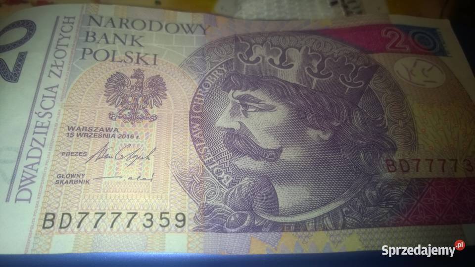 banknot kolekcjonerski 20 zl małopolskie Kraków