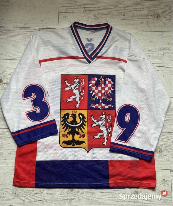 Koszulka hokejowafanowska Czechy Haek z numerem Rozmiar XXL Odzież sportowa Gdańsk