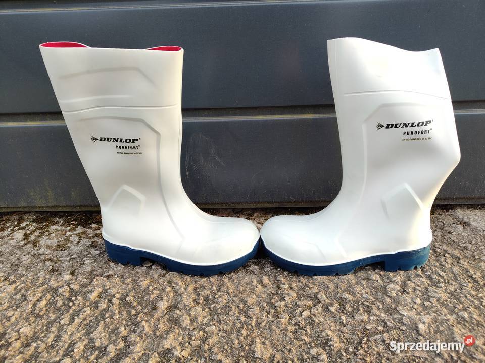 Kalosze Dunlop Stiefel Purofort MultiGrip wei 40 łódzkie Łódź