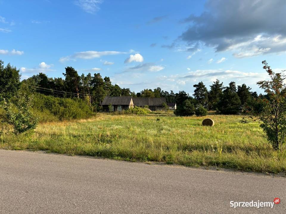 Działki budowlane 6 300 m2 Poniatowo gm Małkinia prąd mazowieckie