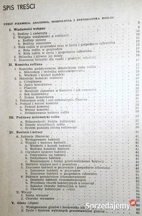 Botanika Jan Radomski Stanisław Tołpa Pozostałe lubelskie Chełm sprzedam