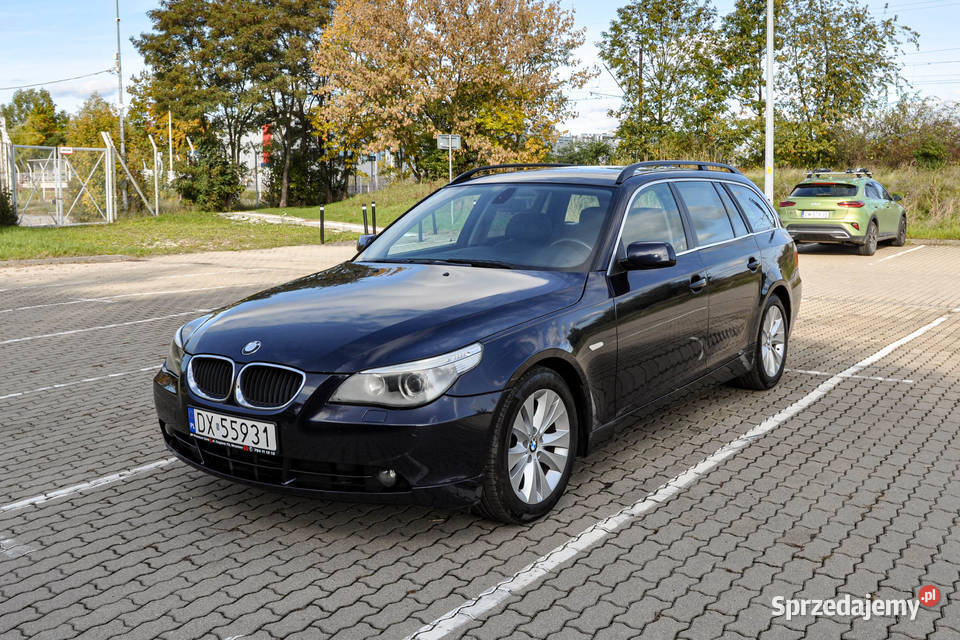 BMW Seria 5 30 258 Automat Skóry benzyna Wrocław sprzedam