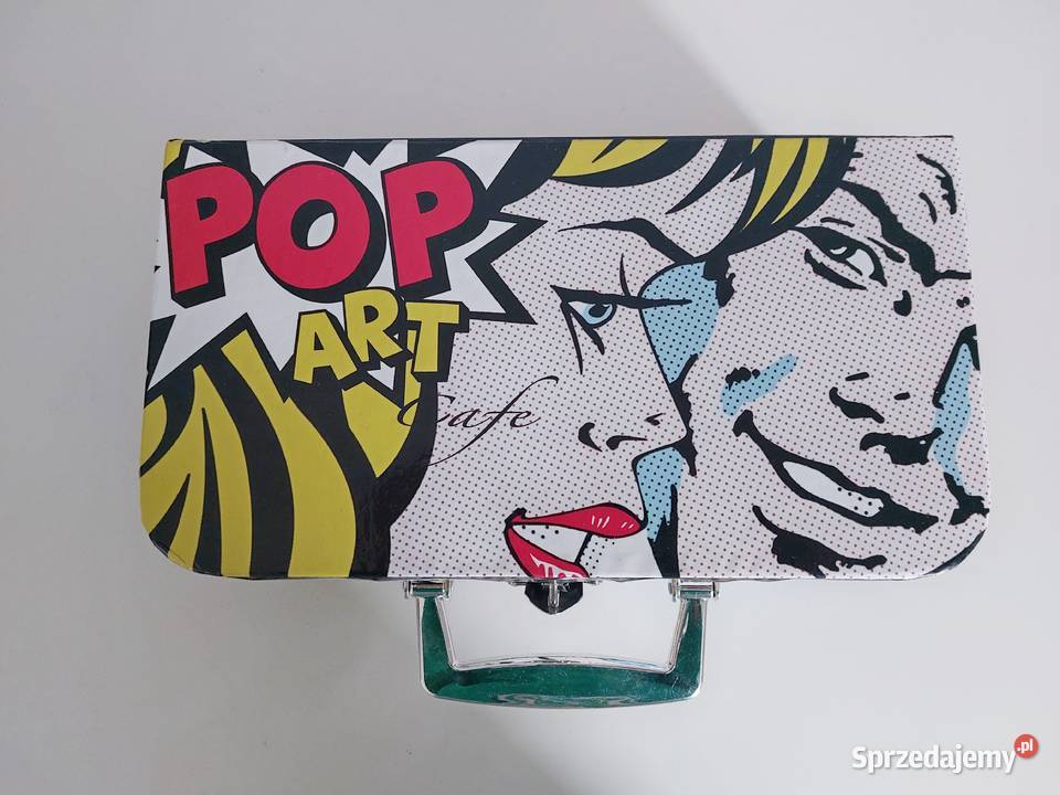 kuferek pop art walizka na kosmetyki kolorowa Poznań