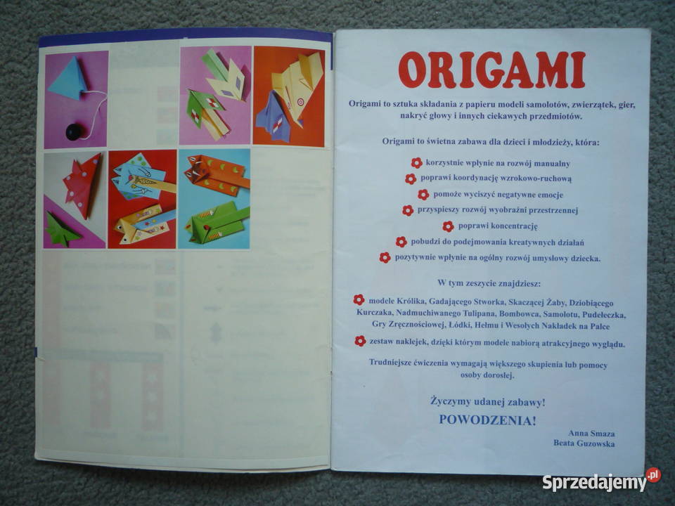 Origami z papieru Cuda z papieru