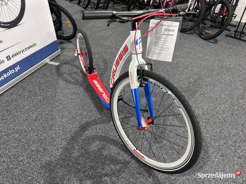 hulajnoga Crussis Cobra 44 WhiteBlue Raty 0 Suchy Las