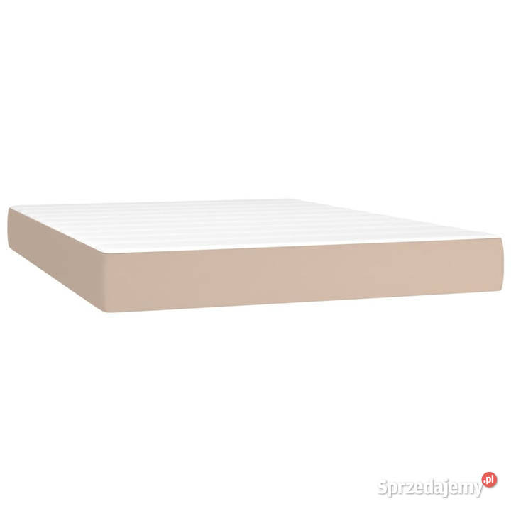 Łóżko kontynentalne materac i LED cappuccino 128cm Warszawa
