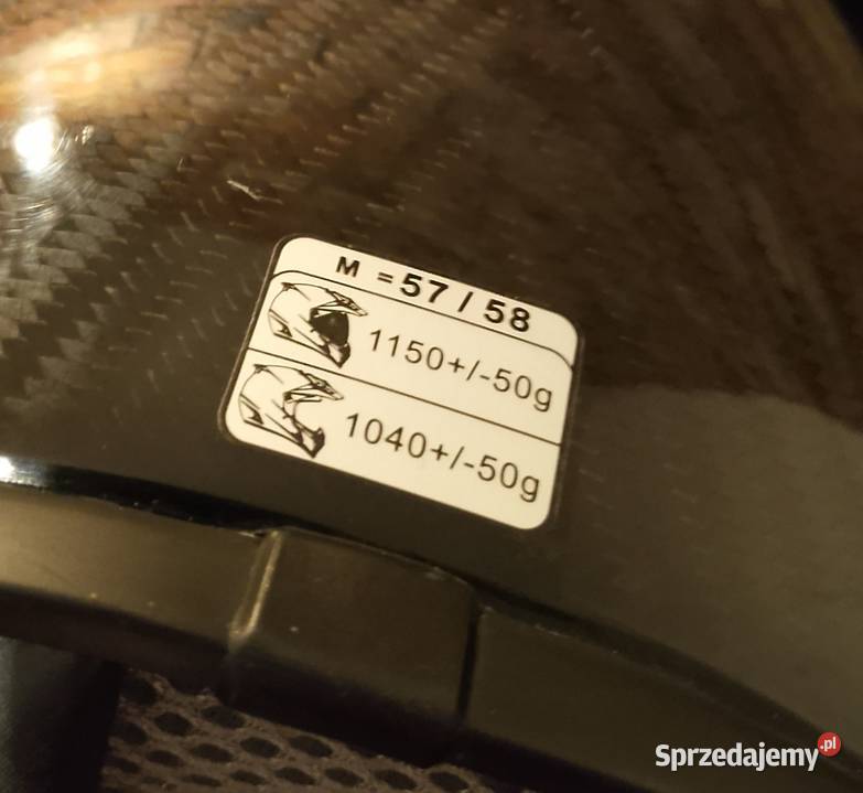 Kask Nischua Enduro carbon super light rozmiar M Kaski